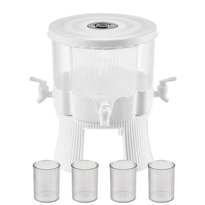 4-in-1 Rotating beverage Serving Container